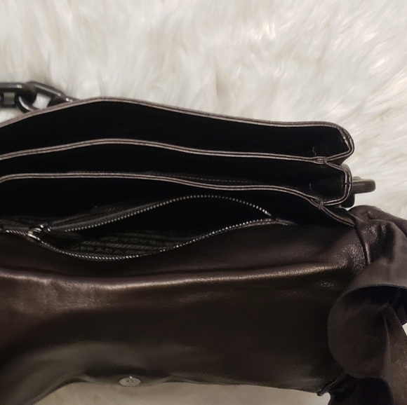 PRADA Small Ruffle Sides Handbag - Picture 12 of 13